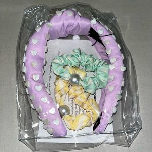 Grape mother of pearl Lele sadoughi x Stoney clover headband